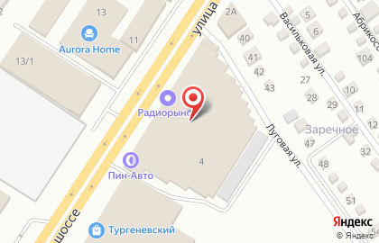 Торговая компания ВИДЕОКОН на Тургеневском шоссе на карте