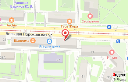 Магазин мясных деликатесов и колбасной продукции Анком на Большой Пороховской улице на карте