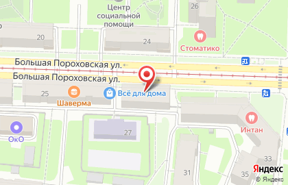 Магазин продуктов в Санкт-Петербурге на карте
