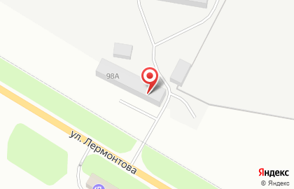 Столовая Людмила на улице Лермонтова на карте