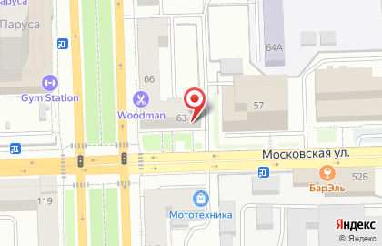 Магазин Красное & Белое в Кирове на карте