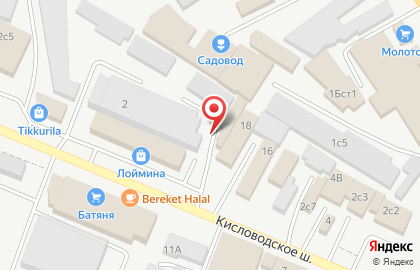 Оптово-розничный магазин Канцлер-Кавказ на Кисловодском шоссе на карте