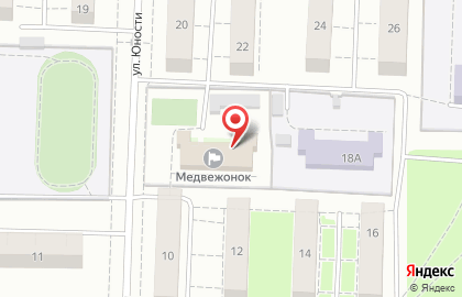 Социально-реабилитационный центр для несовершеннолетних Медвежонок в Ленинском районе на карте