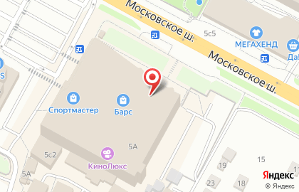 Магазин косметики и парфюмерии на Московском шоссе на карте