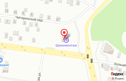 Магазин автотоваров на Кольцевой улице на карте