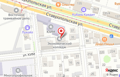 Автошкола Флагман на Ставропольской улице на карте