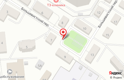 Карапуз в Большевистском переулке на карте