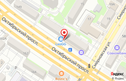 МТС, Московская область на Октябрьском проспекте на карте