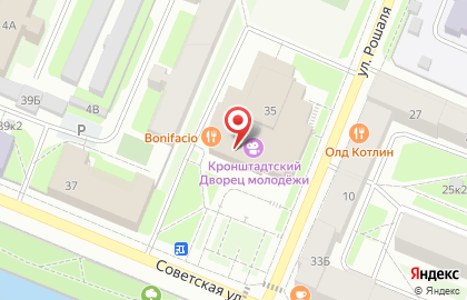 Кронштадтский дворец молодежи на карте
