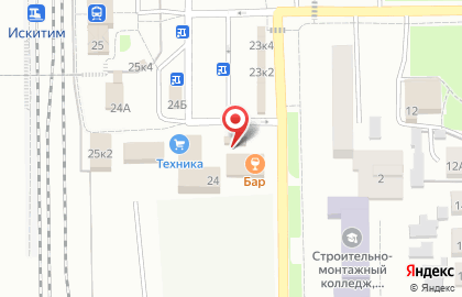 Продуктовый магазин Валентина на Станционной улице на карте