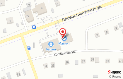 Страховой магазин на Урожайной улице на карте