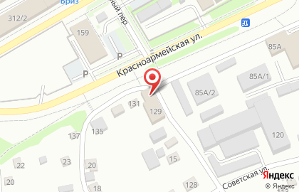 Мебельный салон Версаль на Красноармейской улице на карте