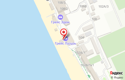 Лазурь Бич на карте