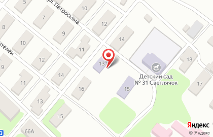 Детский сад №31, Светлячок на карте