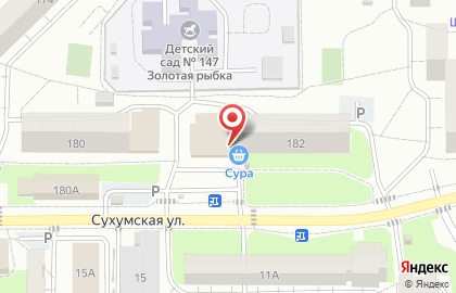 Банкомат СберБанк в Пензе на карте