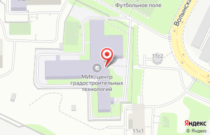 Московский индустриальный колледж на улице Авиаторов на карте