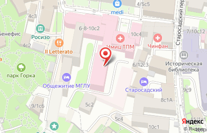 ФГБУ НМИЦ профилактической медицины Минздрава России на карте