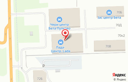 Банкомат Банк Санкт-Петербург на Пулковском шоссе на карте