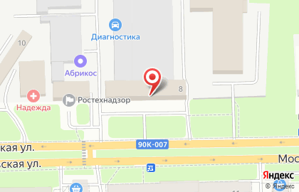 Автосервис на Московской улице на карте