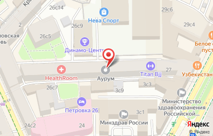 Ломбард Аурум на улице Петровка на карте