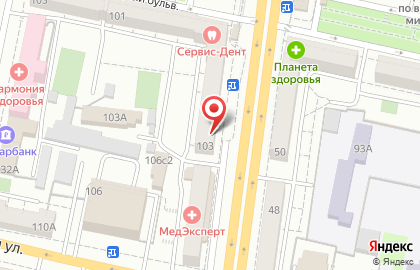 Ювелирный магазин Самоцветы в Белгороде на карте