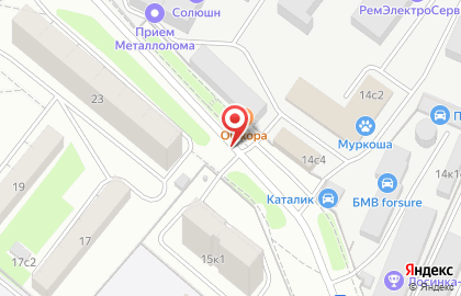 Компания Лайт Кухни на  улице Осташковской на карте