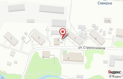 Продуктовый магазин, ИП Таранов В.В., пос. Северка на карте