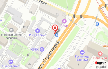 Аптека Аптека от склада в Барнауле на карте