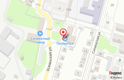 Супермаркет Пятёрочка в Левобережном районе на карте