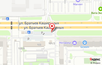 Автостоянка в Челябинске на карте