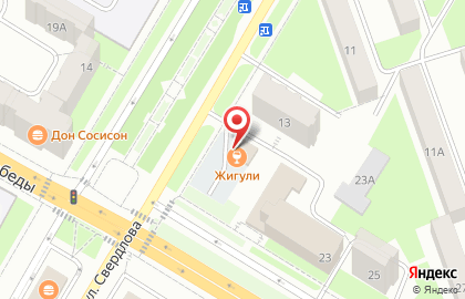 Букмекерская контора Балт Бет на улице Свердлова на карте