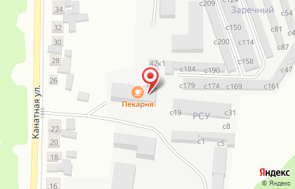 Пекарня в Новосибирске на карте