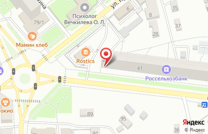 Россельхозбанк в Уфе на карте