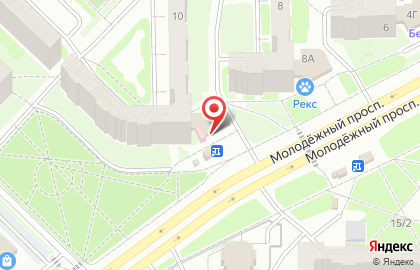 Спортивный клуб NewLevel на Молодёжном проспекте на карте