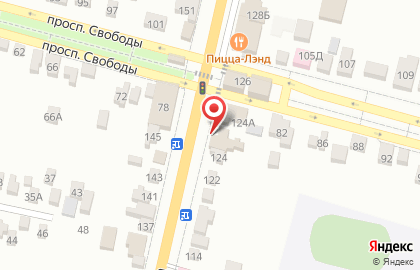 Продуктовый магазин Венера на улице Гагарина на карте