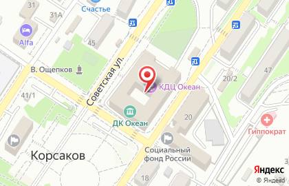 Школа танцев Корсаковского городского округа на карте