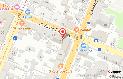 Банкомат Уралсиб Банк на улице Льва Толстого на карте