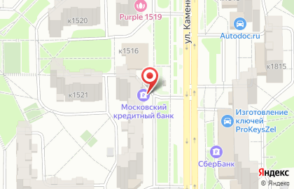 Банкомат МКБ в Крюково на карте