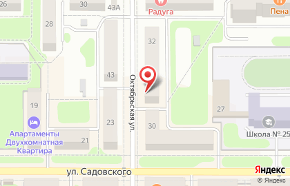 Туристическо-транспортная компания Popoff Tour на Октябрьской улице на карте