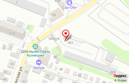 Автостоянка в Саратове на карте