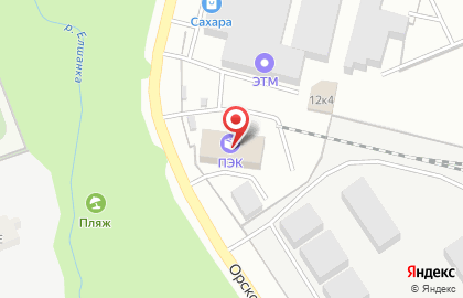 Транспортная компания ПЭК в Оренбурге на карте