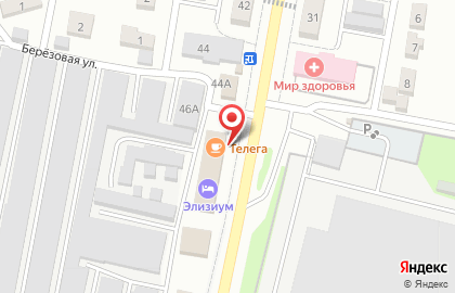 Магазин продуктов Южный в Узловой на карте