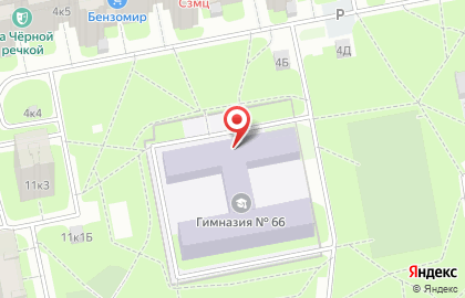 Гимназия №66 с дошкольным отделением в Приморском районе на карте