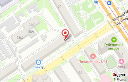 Страховое агентство Росстрах в Железнодорожном районе на карте