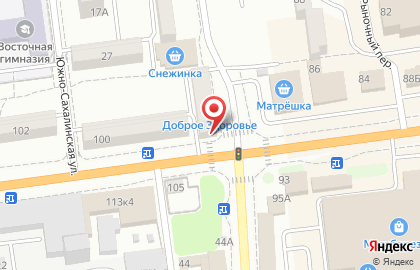 Магазин интимных товаров Клубничка на Сахалинской улице на карте
