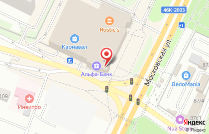 Магазин косметики Yves Rocher на Московской улице на карте