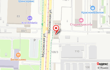 Магазин автотоваров Юмал-авто на Московской улице на карте
