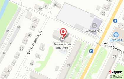 Страховая компания Росгосстрах на улице Пушкина на карте