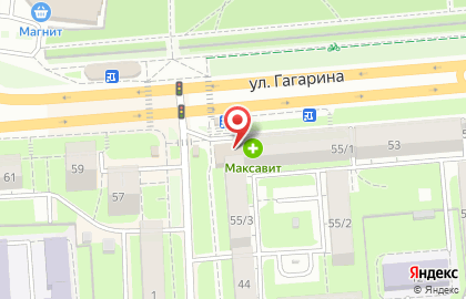 Парикмахерская Фигаро в Советском районе на карте