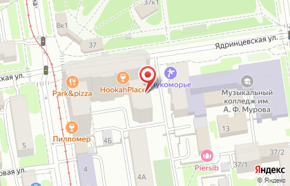 Группа компаний ИСК Союз на Ядринцевской улице на карте